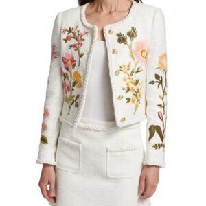 Derek Lam 10 Crosby Penelope Floral Embroidered Jacket NWT